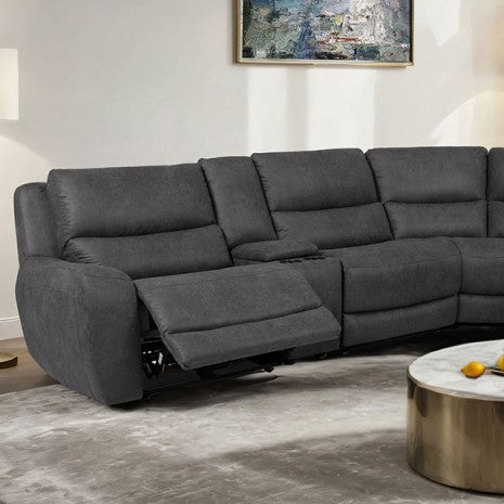 Demetrius Power Sectional Model Cm9930Dg-Sect-Pm By Furniture Of America 