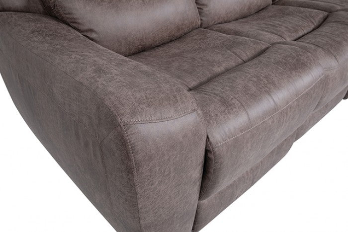 Demetrius Power Sofa Model Cm9931Br-Sf-Pm-Pk By Furniture Of America 