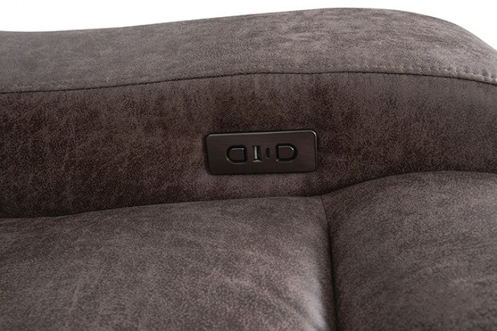 Demetrius Power Sofa Model Cm9931Br-Sf-Pm-Pk By Furniture Of America 