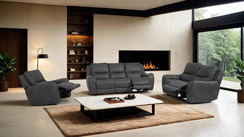 Demetrius Power Sofa Model Cm9931Dg-Sf-Pm-Pk By Furniture Of America 
