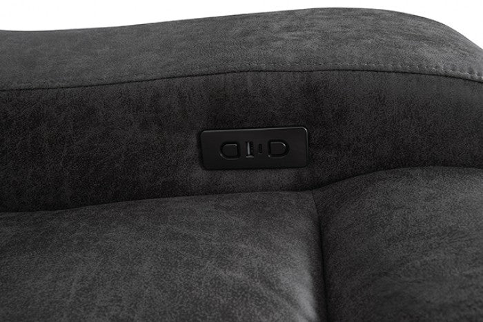 Demetrius Power Sofa Model Cm9931Dg-Sf-Pm-Pk By Furniture Of America 