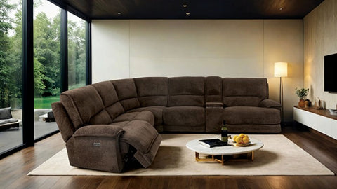 Damasus Power Sectional Model Cm9932Db-Sect-Pm By Furniture Of America 