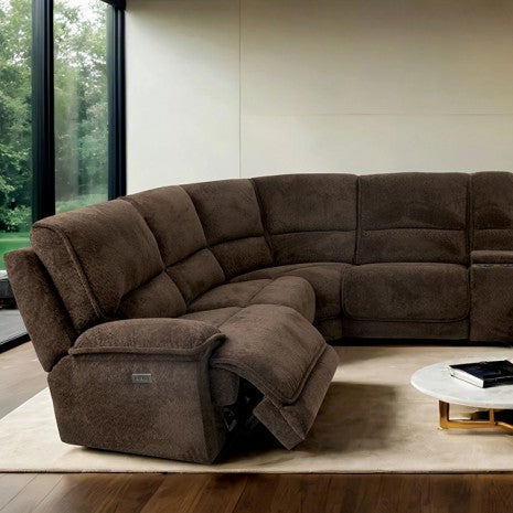 Damasus Power Sectional Model Cm9932Db-Sect-Pm By Furniture Of America 