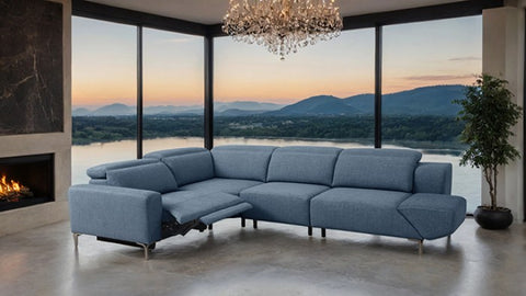 Melancton Power Sectional Model Cm9933Bl-Sect-Pm By Furniture Of America 