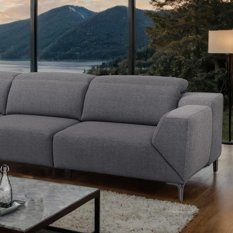 Melancton Power Sectional Model Cm9933Dg-Sect-Pm By Furniture Of America 