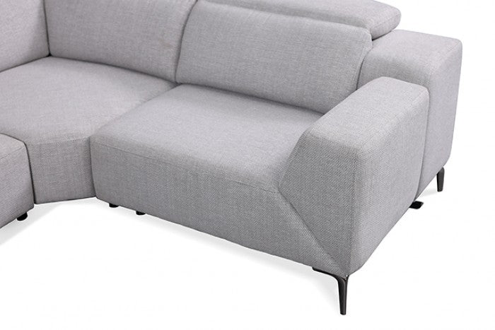 Melancton Power Sectional Model Cm9933Lg-Sect-Pm By Furniture Of America 