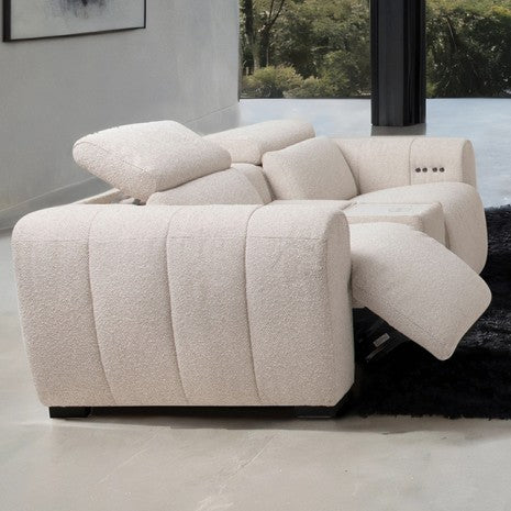 Thaddea Power Loveseat Model Cm9934Wh-Lv-Pm-Pk By Furniture Of America 
