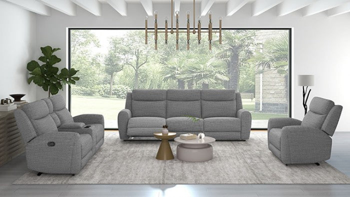 ANTONIUS MANUAL RECLINER LOVESEAT W/ CONSOLE