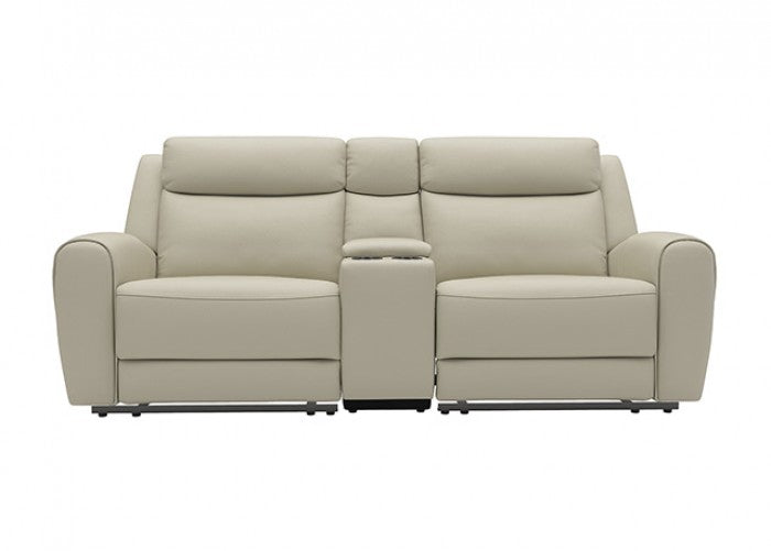 JACOBUS MANUAL RECLINER LOVESEAT W/ CONSOLE