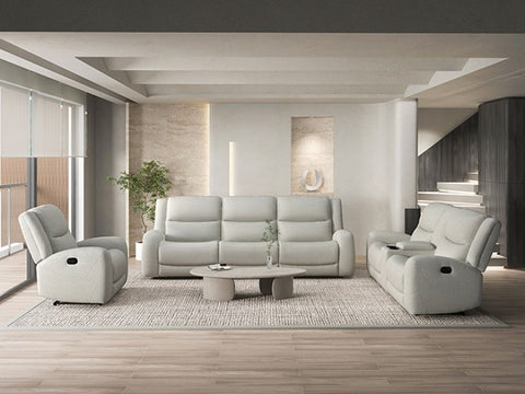 GIRALDUS MANUAL RECLINER LOVESEAT W/ CONSOLE