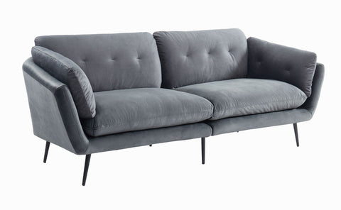 Divani Casa Cody Modern Dark Grey Fabric Sofa Model VGHCJYM2013-DKGRY