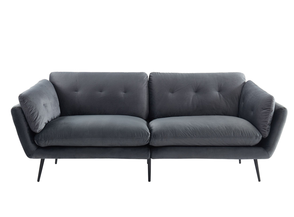 Divani Casa Cody Modern Dark Grey Fabric Sofa Model VGHCJYM2013-DKGRY
