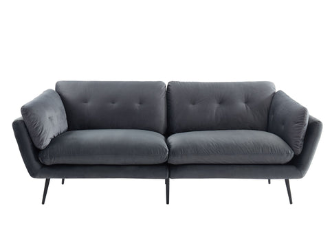 Divani Casa Cody Modern Dark Grey Fabric Sofa Model VGHCJYM2013-DKGRY