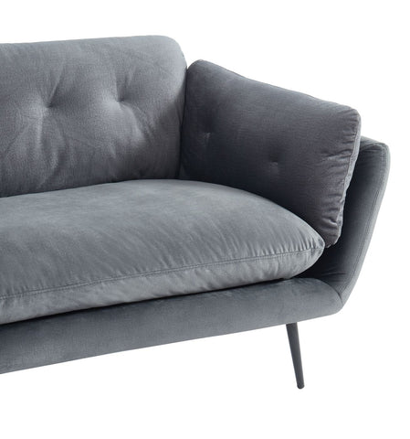 Divani Casa Cody Modern Dark Grey Fabric Sofa Model VGHCJYM2013-DKGRY
