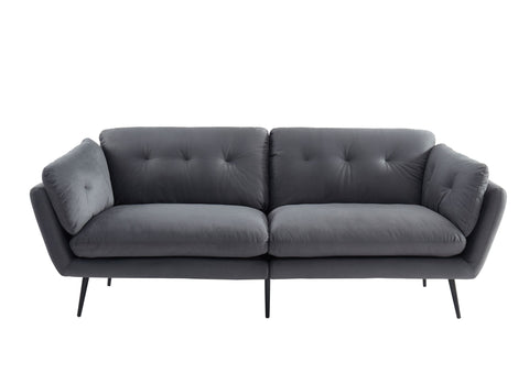 Divani Casa Cody Modern Grey Fabric Sofa Model VGHCJYM2013-GREY