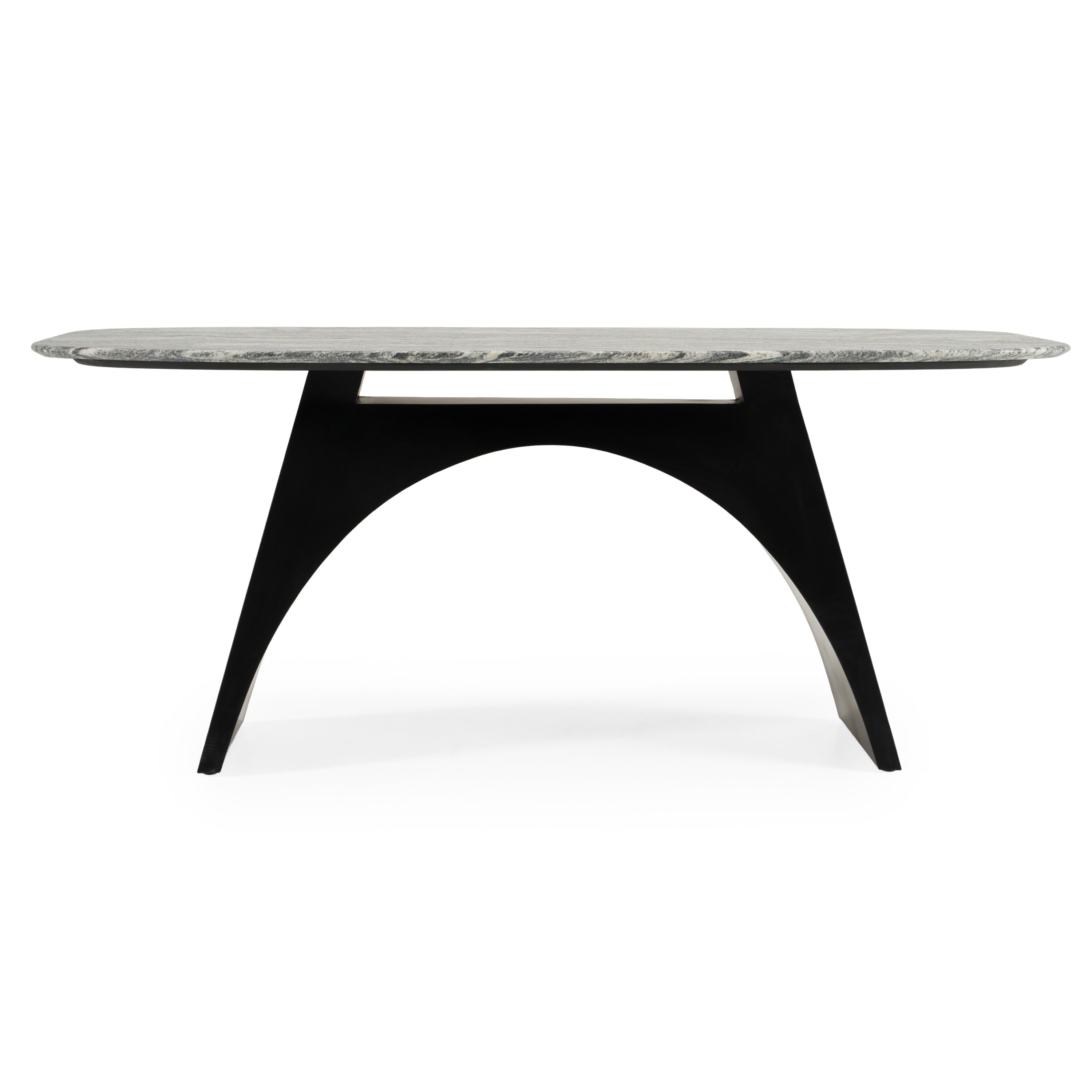 Modrest Colbert Modern Black & White Marble Dining Table Model VGNR-NI90065