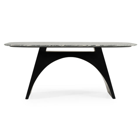 Modrest Colbert Modern Black & White Marble Dining Table Model VGNR-NI90065