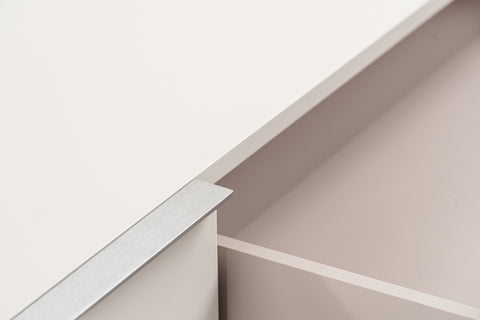 Modrest Colima Modern Matte Beige & Walnut Tv Stand Model VGIP-TV-797