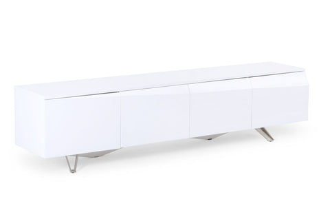 Modrest Columbia Modern White Tv Stand Model VGVCTV117-WHT