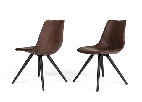 Modrest Condor Modern Brown Dining Chair (Set of 2) By VIG Furniture