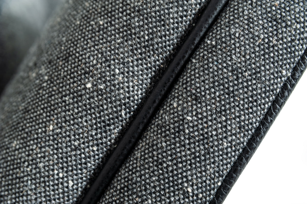 Divani Casa Conway Mid Century Grey Fabric Sectional Sofa Model VGKK2615-GRY