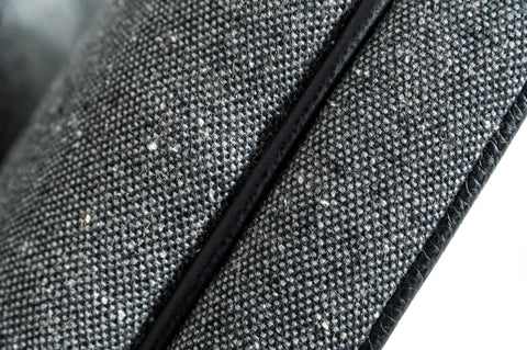 Divani Casa Conway Mid Century Grey Fabric Sectional Sofa Model VGKK2615-GRY