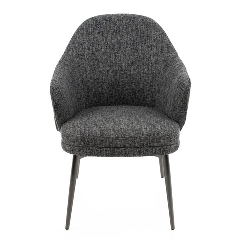 Modrest Cora Modern Grey Fabric & Leatherette Dining Chair By VIG Furniture