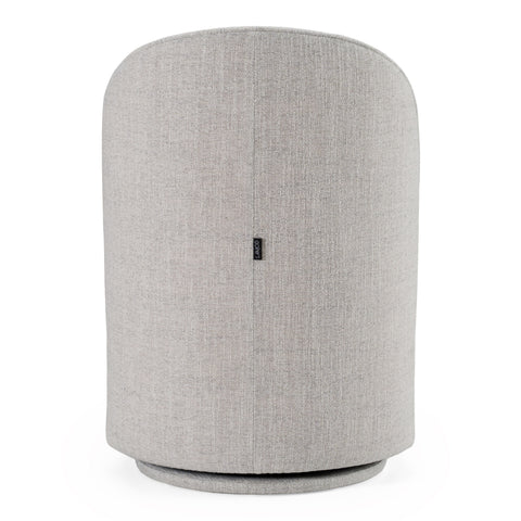 Modrest Correa Modern Light Grey Fabric Swivel Dining Chair Model VGKK-KF.Y1179-LTGRY