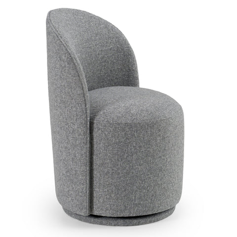 Modrest Correa Modern Grey Fabric Swivel Dining Chair Model VGKK-KF.Y1179-GRY