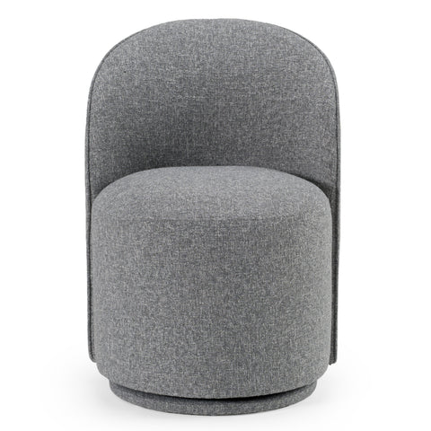 Modrest Correa Modern Grey Fabric Swivel Dining Chair Model VGKK-KF.Y1179-GRY