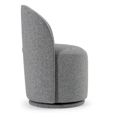 Modrest Correa Modern Grey Fabric Swivel Dining Chair Model VGKK-KF.Y1179-GRY