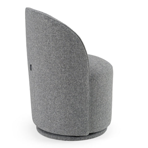 Modrest Correa Modern Grey Fabric Swivel Dining Chair Model VGKK-KF.Y1179-GRY
