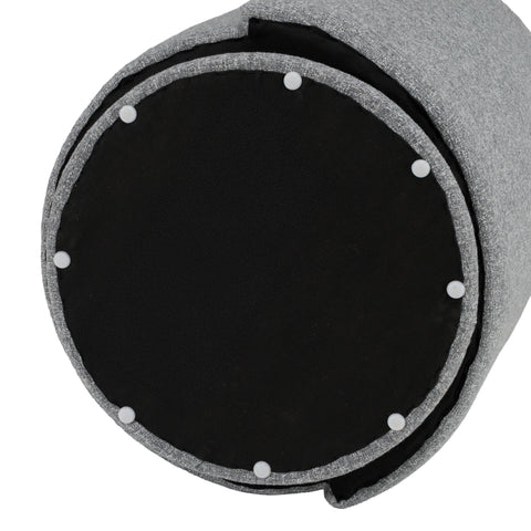 Modrest Correa Modern Grey Fabric Swivel Dining Chair Model VGKK-KF.Y1179-GRY