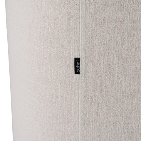 Modrest Correa Modern White Fabric Swivel Dining Chair Model VGKK-KF.Y1179-WHT