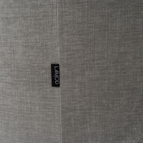 Modrest Correa Modern Dove Grey Fabric Swivel Dining Chair Model VGKK-KF.Y1179-DOVE