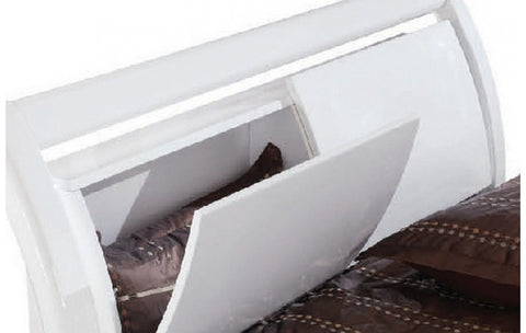 Cosmo - White BedModel:  COSMO-BED-WHITE