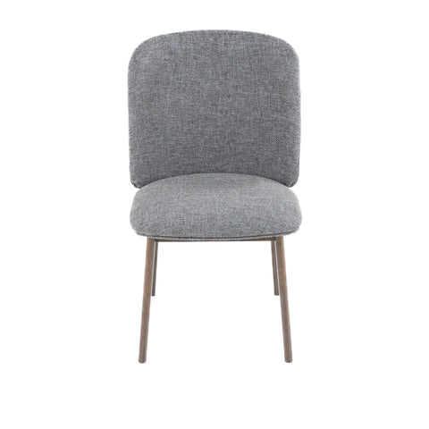 Modrest Costello Mid Century Modern Grey Fabric & Wenge Dining Chair (Set Of 2) Model VGMA-MI-1158-GRYWGE