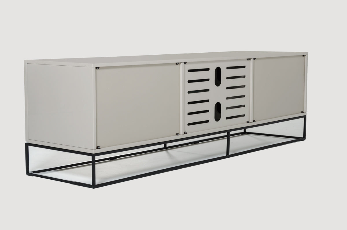 Modrest Hera Modern Grey & Black Tv Stand Model VGCNCP1411TV1