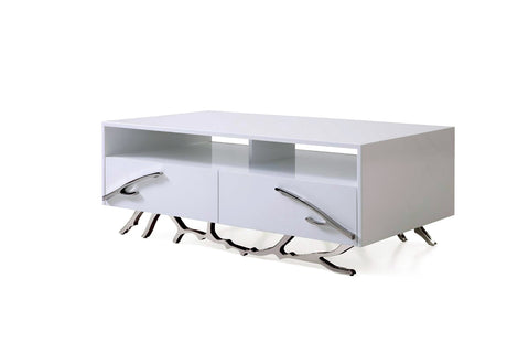 Modrest Legend Modern White Coffee Table Model VGVCCT8111-WHT