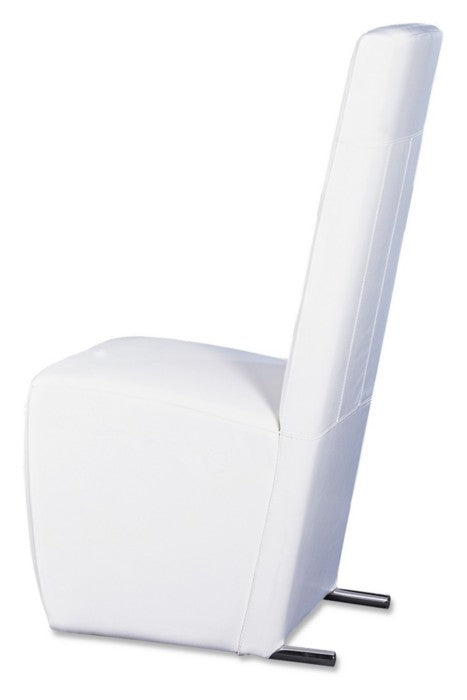 Maud Modern White Leatherette Dining Chair (Set Of 2) Model VGUN0020-WHT