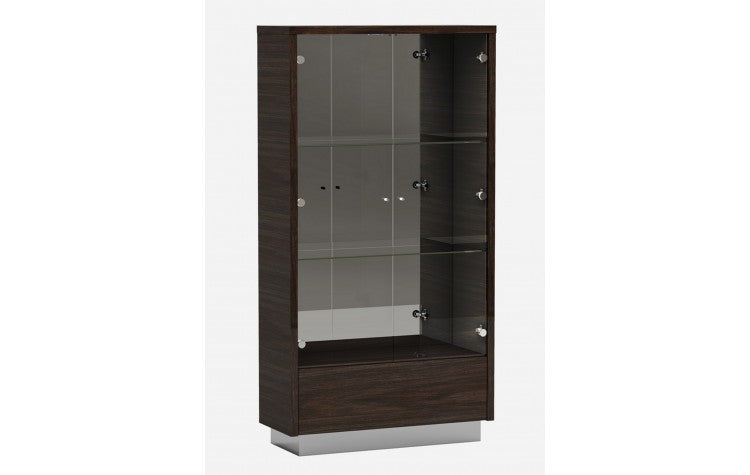 D832 High Gloss Wenge VetrinaModel:  D832-WENGE-VETRINE