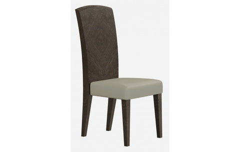 D845 High Gloss Dark Gray Dining Table with 6 ChairModel:  D845-SET-GRAY