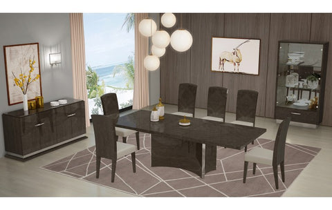 D845 High Gloss Dark Gray Dining TableModel:  D845-GRAY-TABLE