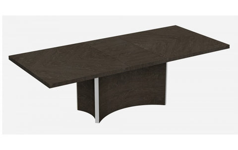 D845 High Gloss Dark Gray Dining Table with 6 ChairModel:  D845-SET-GRAY