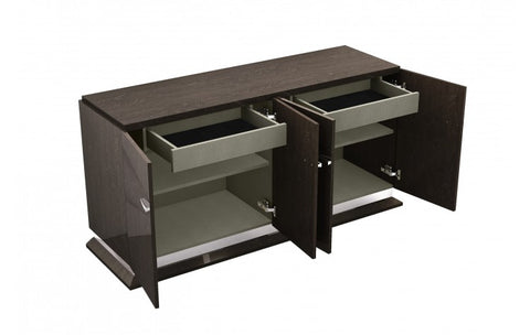 D845 High Gloss Dark Gray BuffetModel:  D845-GRAY-BUFFET