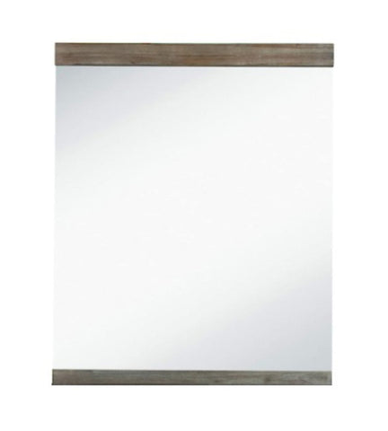 Modrest Daisy Mid Century Dark Acacia Mirror Model VGWDKYOTO-MIR