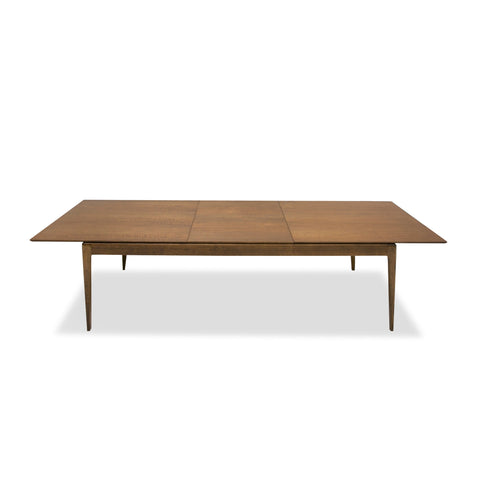 Modrest Dallas Mid Century Modern Brown Oak Extendable Dining Table Model VGME-121256-DT