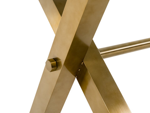 Modrest Dandy Modern Golden & 15Mm Glass Dining Table Model VGGMDT-1305-DT-15MM