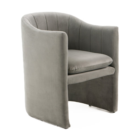 Modrest Danube Modern Grey Fabric Dining Chair Model VGEU-MC-9704CH-A-GRY