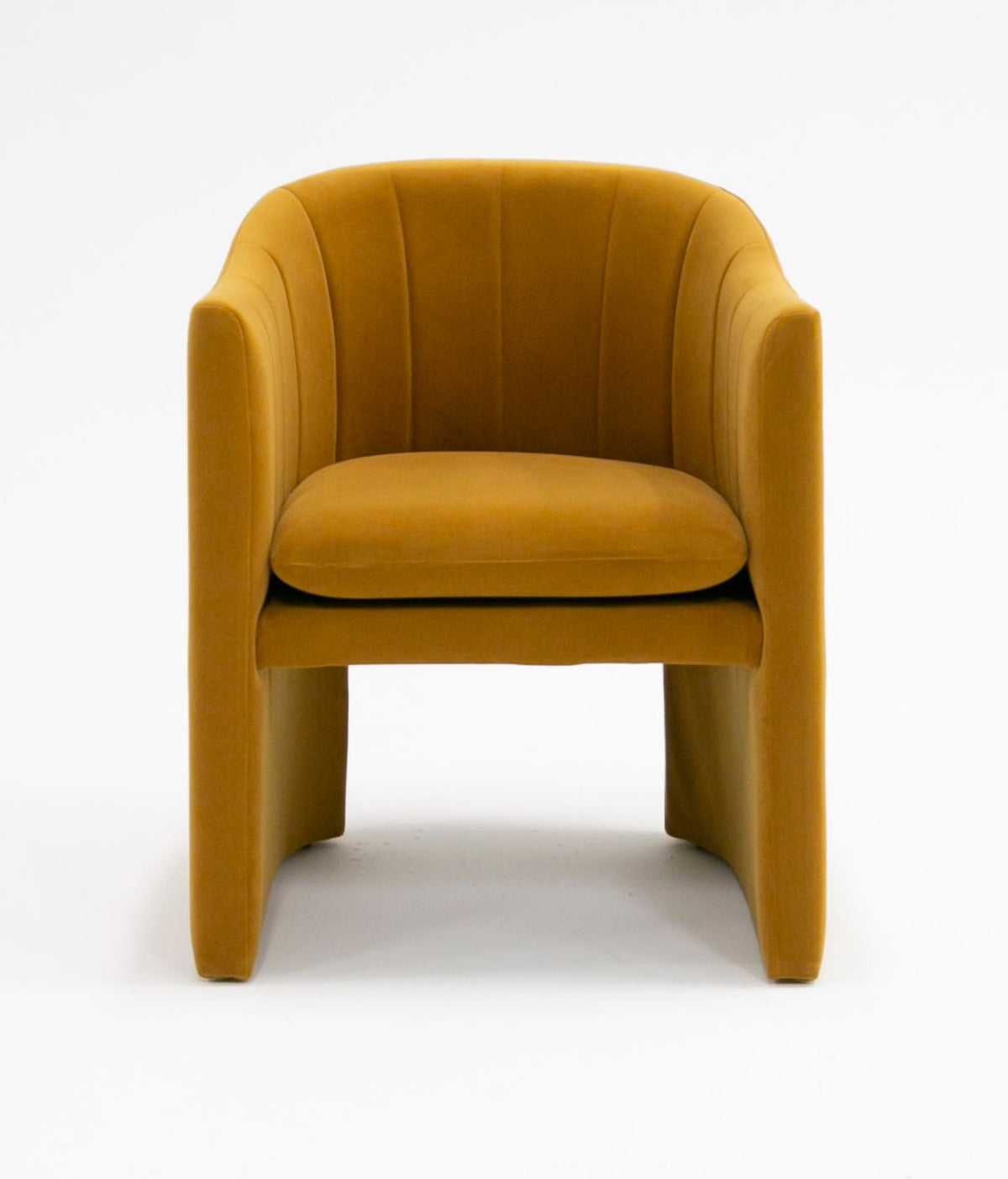 Modrest Danube Modern Burnt Orange Fabric Dining Chair Model VGEUMC-9704CH-A-ORG